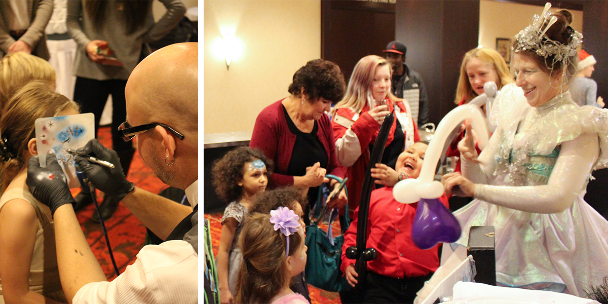 Airbrush face painting and balloon fun!