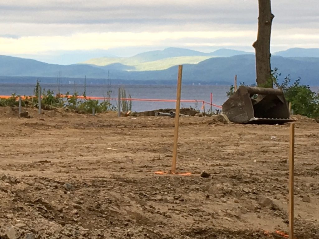 Pause Place 3 (Texaco Beach) will have an overlook deck with commanding views of Lake Champlain and the Adirondacks. The deck structure will be supported by innovative helical pilings.