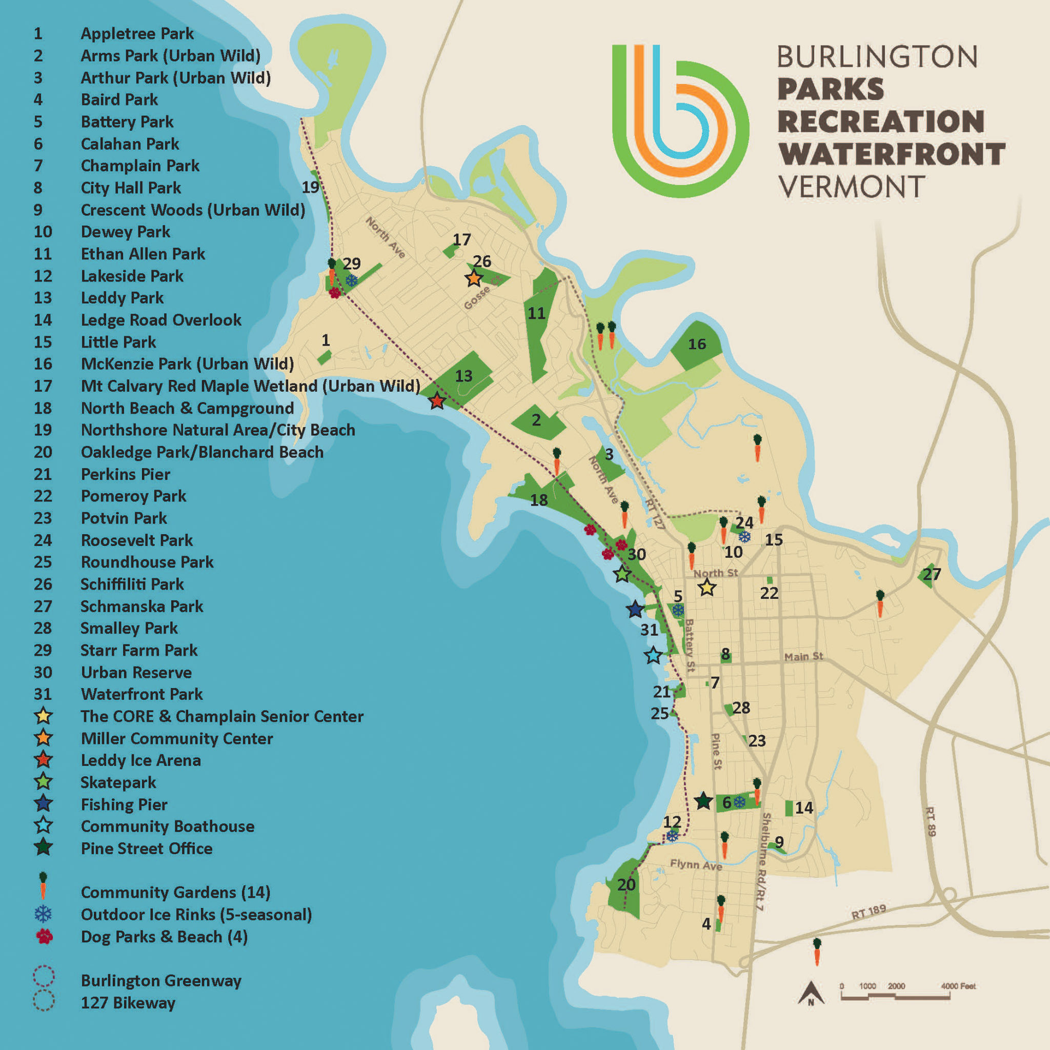 Map Of Burlington Vt | Zip Code Map